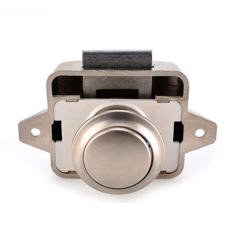 1PC Camper Car Push Lock Průměr 26mm RV Karavan Loď Domácí skříň Zásuvka Západka Tlačítka Zámky