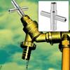 Sillcock Keys Steel Utility Valve 4-way Accessories