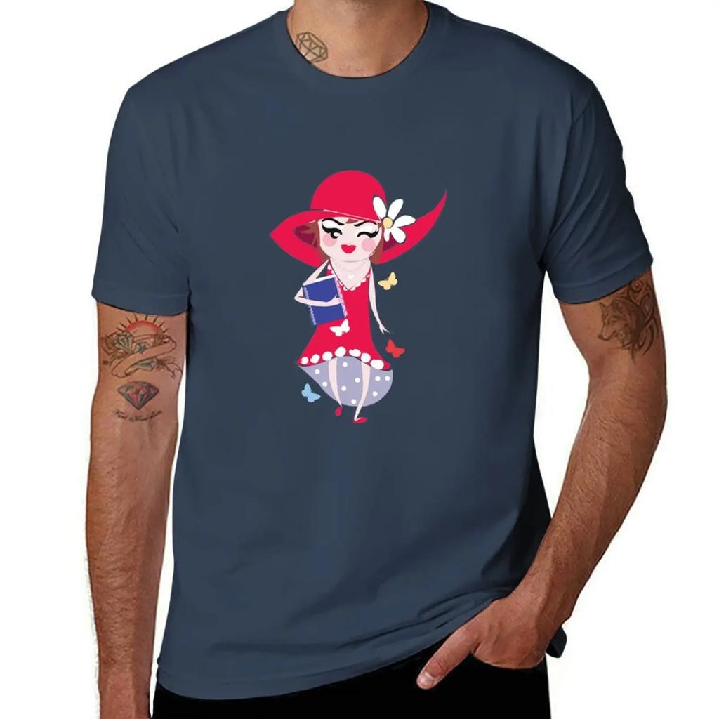 Summer Girl TShirt korean fashion oversized graphic tee Mens tshirts