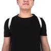 Posture Corrector Breathable Shoulder Back Straightener Adjustable Upper Back BraceL White