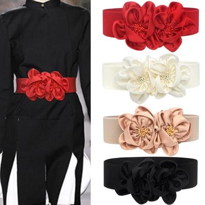 Chic Wide Elastic Belt Casual Ladies Dress Cummerbands  Skirt Dress Coat Decor Accessories