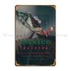 Travel To Mexico Metal Sign Wall Decor Party Wall Cave Personalized Club Bar Tin Sign Poster