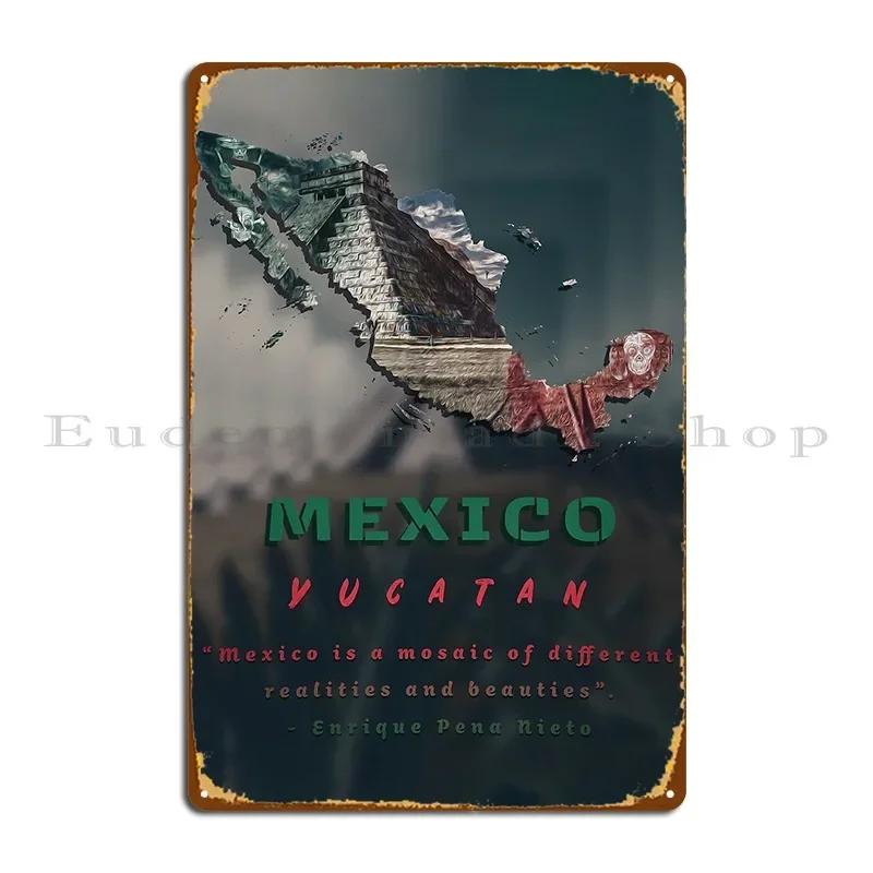 Travel To Mexico Metal Sign Wall Decor Party Wall Cave Personalized Club Bar Tin Sign Poster