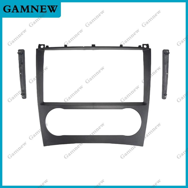Gamnew 9 Inch Car Fascia Frame Adapter Android Radio Dash Fitting Panel Kit For BENZ C W203 CLASS C209 GLK-CLASS 2004-2011