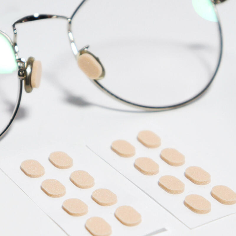 Anti-scratch nose pads for glasses and horn-rimmed sunglasses