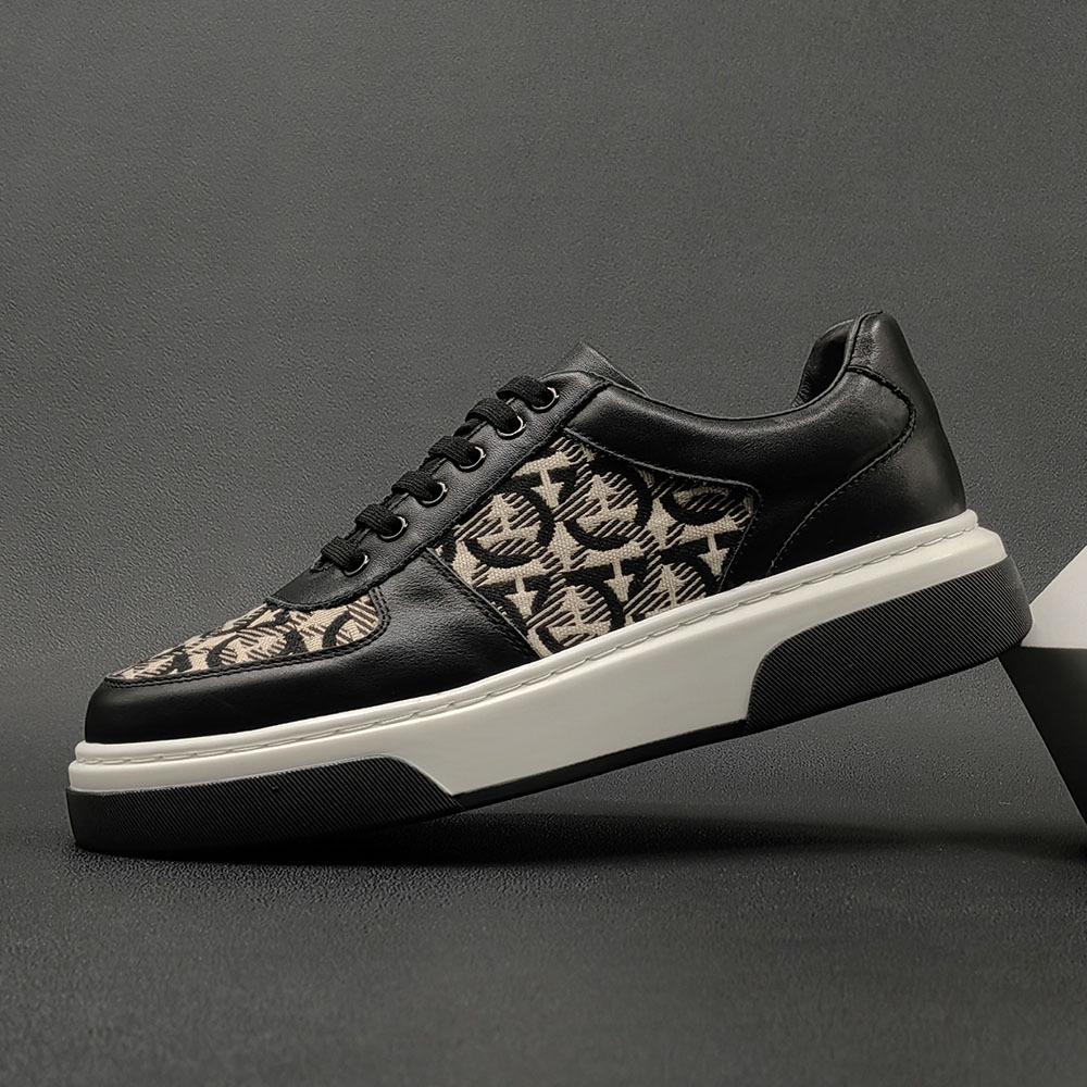 

Мужские весенние парусиновые туфли: Трендовая, Универсальная, Высококлассная, На толстой подошве, Дышащая повседневная обувь 42 чёрный