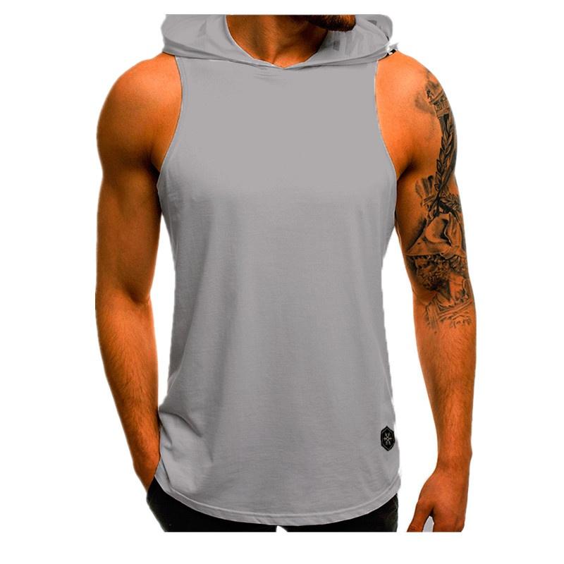 Men's Summer Fashion Sports Vest, Slim and Breathable Sleeveless Vest