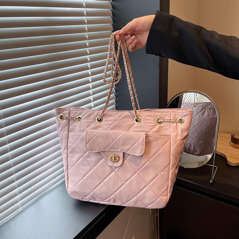 Niche Design Rhombus Chain Bag 2025 New Fashion Morning Eight Commuter Child and Mother Bag Single Shoulder Oblique Span Bag Women's Tide