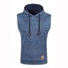 Gilet in Maglia con Cappuccio da Uomo Slim Fit - Pile Sottile, Edizione Autunno/Inverno