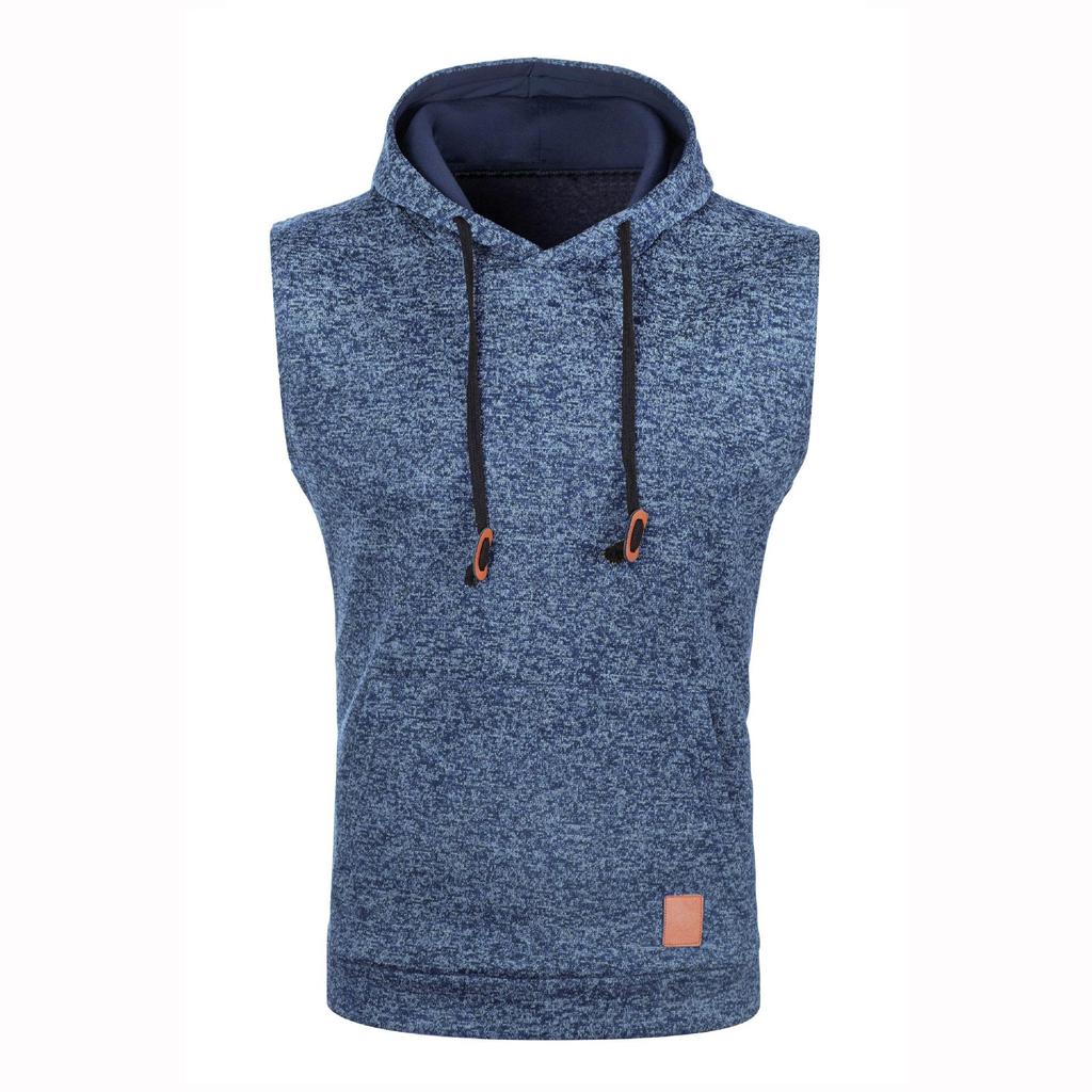 Gilet in Maglia con Cappuccio da Uomo Slim Fit - Pile Sottile, Edizione Autunno/Inverno