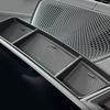 Dashboard Storage Box Behind Screen Organizer ABS+PVC Dashboard Organizer Car Storage Solution Easy To Use for Vehilces