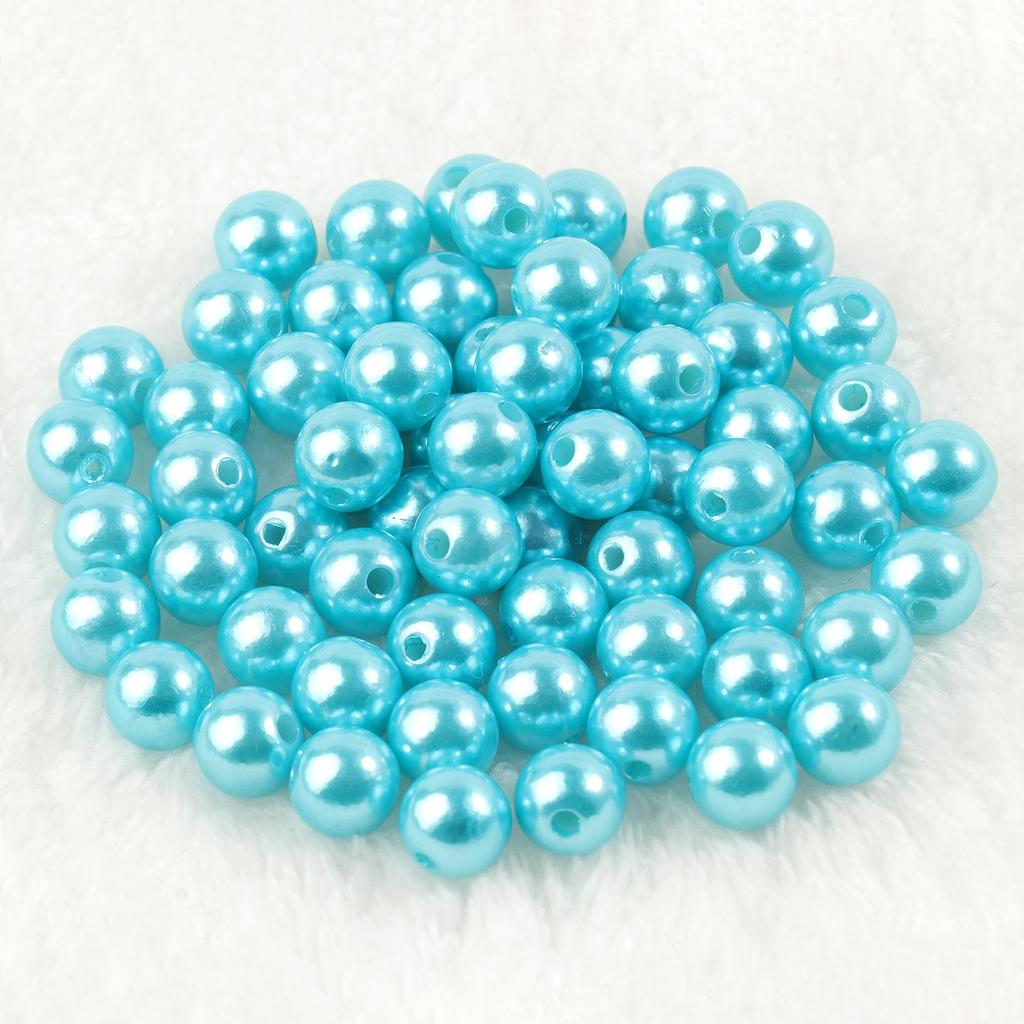 4mm 6mm 8mm 10mm Mărgele acrilice rotunde în mai multe culori Imitație de perle margele distanțare libere pentru realizarea de bijuterii artizanat manual