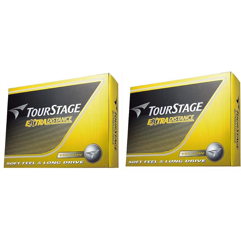 Bridgestone Tour Stage Extra Distance Golf Balls Yellow 2 Dozen Set (24 Balls)