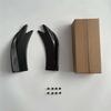 2ks Univerzální Vzhled Karbonových Vláken Auto Zadní Nárazník Spoiler Canards Ploutve Proti Nárazu Difuzor Lip Wrap Úhel Splitter Chránič Ochranné Sady