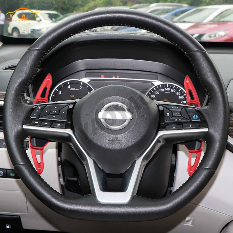 Paddles Extension DSG For Infiniti QX50 QX55 QX60 Q50 Q60 For Nissan Teana 2019 Car Steering Wheel Shifter Paddle