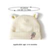 0-3 Mouths Newborn Fetal Hats Cute Soft Cotton Boy Girl Autumn Winter Warm Beanies Caps Solid Color Infant Kids Bonnets