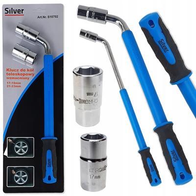 Telescopic Wheel Wrench 17 19 21 23 Sockets Type L