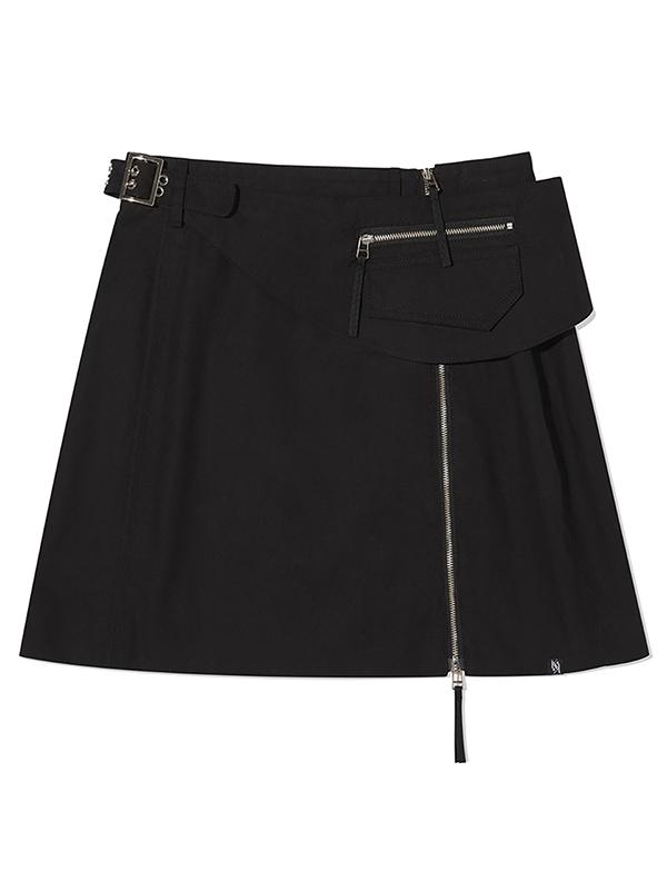 Kirsh Cutout Cover-Up Skirt [Black]