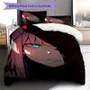 DARLING in the FRANXX Zero Two Pattern Bedding,Quilt Set Quilt Cover Pillowcase Home Birthday Gift (1 * duvet cover + 2 * pillowcase, without core)