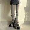 Sweet Christmas Leg Warmers Knitted Leg Sleeves Harajuku Long Leg Socks Winter Warm Boot Cuffs Toppers for Womens Girls