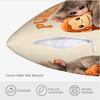 Monkey Punch Printed Pillow Cover Home Decor Holiday Gift