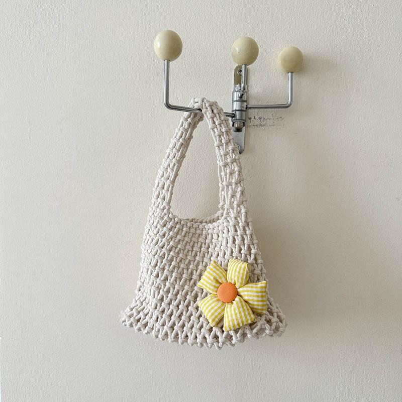 Trendy Small Square Handbag With Vintage Woven Texture Ideal For Daily Use