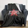 1pc Smashing Pumpkins Themed Printed Soft and Comfortable Home Blanket, Small Throw Blanket, Nap Blanket, Suitable as a Gift l086