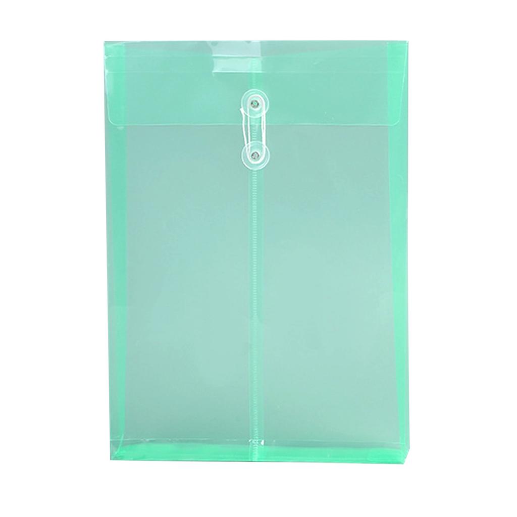 10pcs A4 Clear File Folders File Envelopes Organiser Bags Thickened Clear Visibility Waterproof Protection Keeps Items Safe