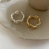 925 Sterling Silver Twisted Wire Aesthetic Rings For Women Engagement Party Jewelry Ladies Accessories Wholesale