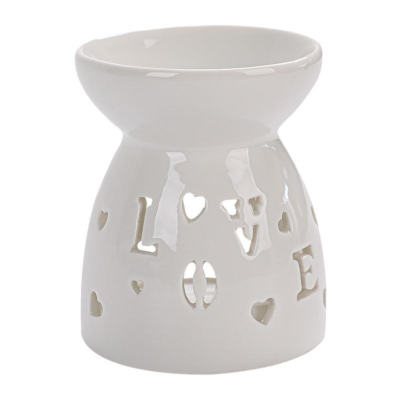 Ceramic Aromatherapy Oil Burner & Wax Melter for Fragrance, Incense & Bedroom Light