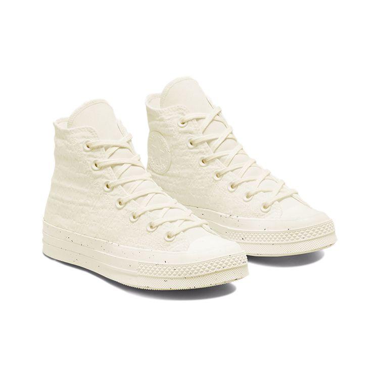 Converse 1970s Chuck Taylor All Star Mesh Simple Versatile High Top Canvas Shoes Women Sneakers Beige 571354C