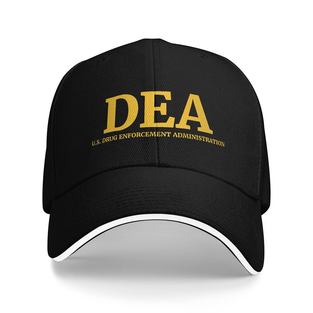 Berretto da Baseball DEA Agente Speciale Cappellini Hip Hop Sandwich Unisex Regolabile Cappellino da Sole Allenamenti