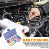 Automotive Fuses Assortment Kit 50PCS Medium Size Car Truck Fuses Set Easy To Use Fuses Automotive Kit With Storage Box For