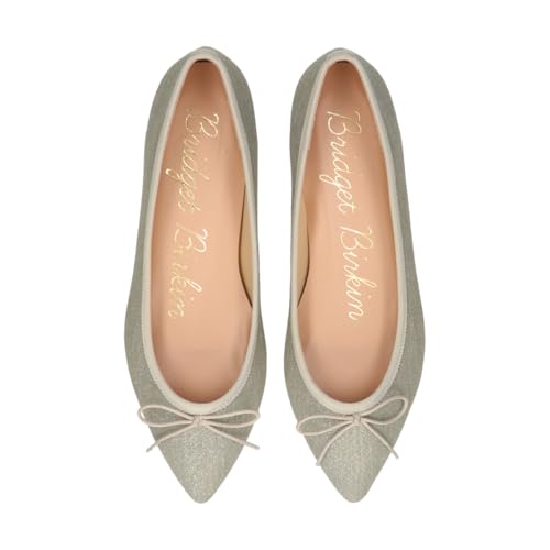 Bridget Birkin Pointed Ribbon Ballet Flats 551527