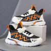 Primary School Students Autumn New Leather Sneakers Soft-soled Dad Shoes Boys 2025 Trend Waterproof Running Shoes