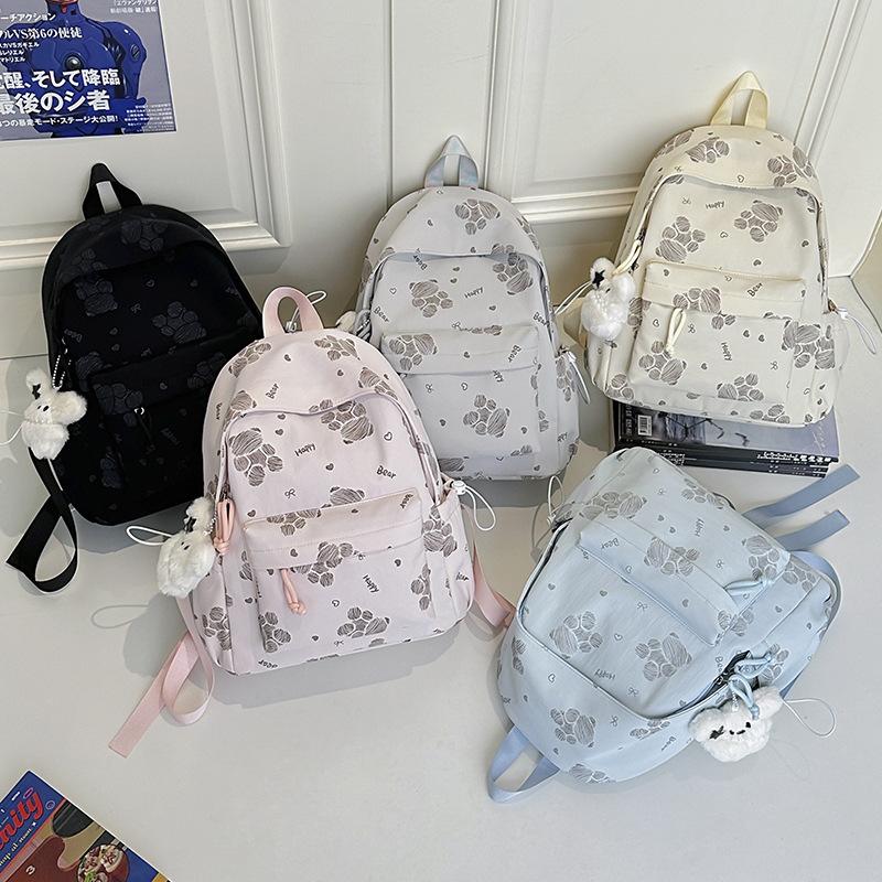 Schoolbag new high-value handbag fresh and sweet large-capacity backpack junior high school students casual and lightweight backpack