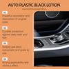 Homonth automotive plastic refurbishment agent interior accessories stains clean decontamination black bright care plastic refurbishment agent 1set