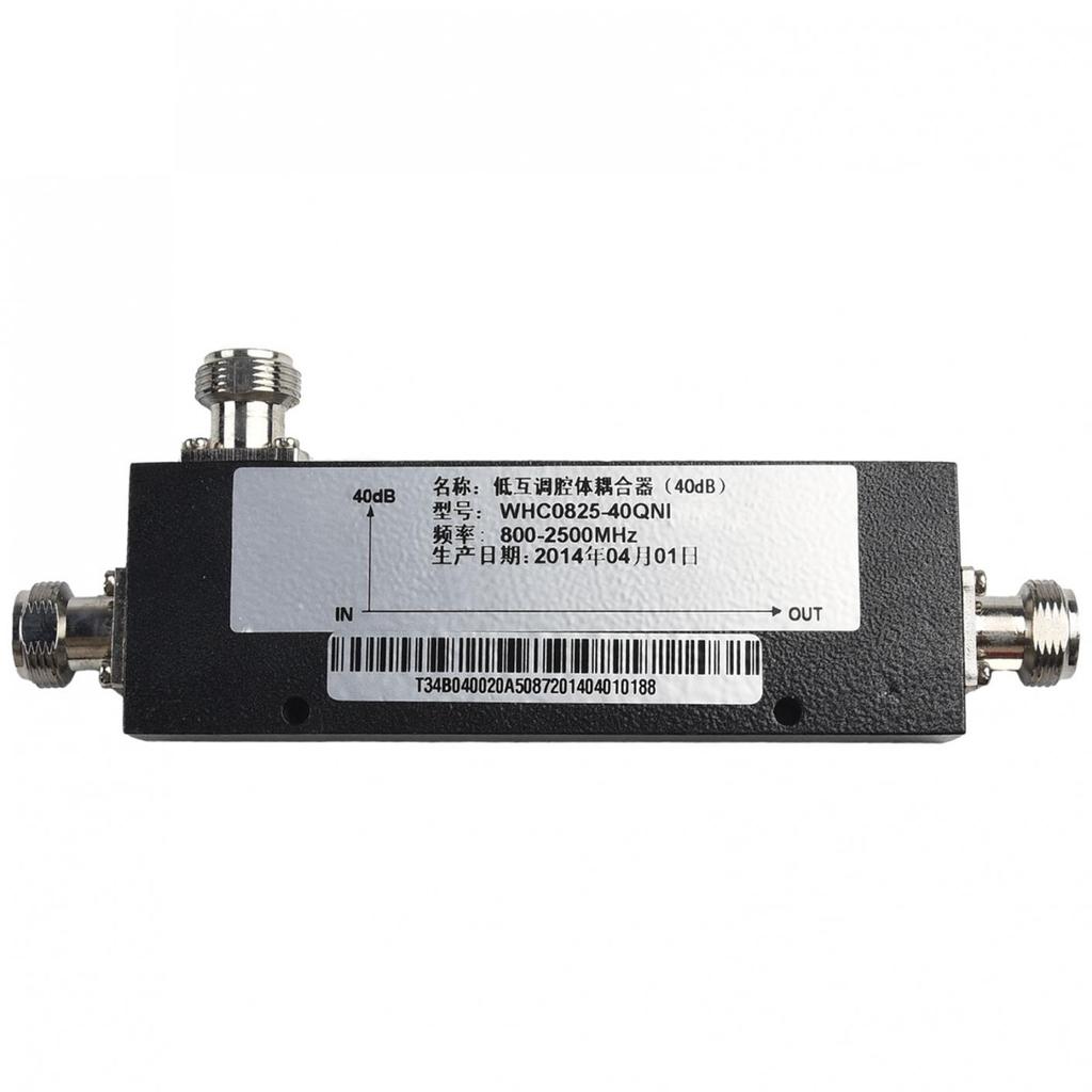 New N-Type Female RF Coaxial Directional Coupler 800-2500MHz 200W 5dB~40dB