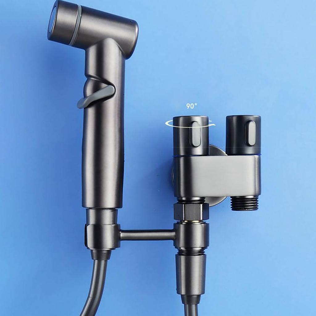 Modern Bathroom Handheld Bidet Sprayer Set Elegant Toilet Hand Sprayer Long Flexible Hose Hand Shower for Bathroom