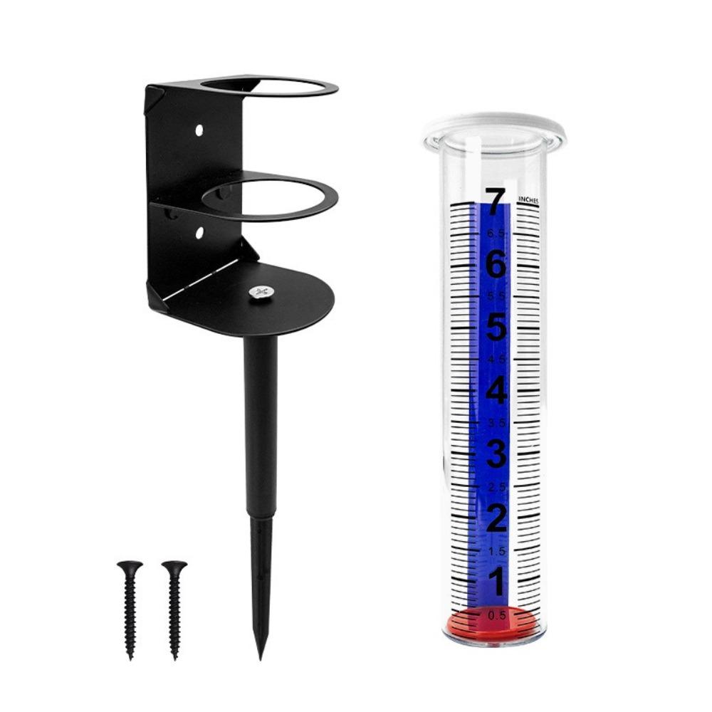 Transparent Outdoor Rain Gauge Removable Rain Measure Gauge Rain Measuring Device Accurate Weather
