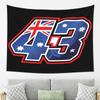 Jack Miller Number 43 Australia Tapestry Decoration Art Aesthetic Tapestries Living Room Bedroom Home Wall Cloth Wall Hanging