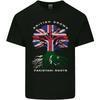 British Grown Pakistan Roots Flag Mens Cotton T-Shirt Tee Top Unisex T-Shirt