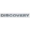 Discovery 4 Car Logo Emblem Badge - Round Letter Font Sticker for Hood/Trunk - Chrome Silver/Black/Gray Styling Accessory