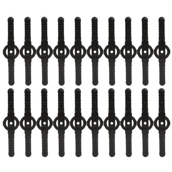 

20Pcs Lawn Mower Long Blade Safety Plastic Mowing Machine Parts Accessories Lawn Care Tool