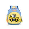 Cartoon Car Kids Backpack Boys Girls Preschool Daycare Bookbag Lightweight Protective Spinal Water-Resistant Toddler Daypack