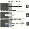 Metal Expansion Tube Self Tapping Screws Kits Solid Serrated Drilling Plug Thorny Wall Anchor Expansion Bolt Fasteners Anchors