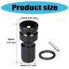 5pcs Drill Socket Adapter 1/2 inches  Square drives to 1/4 inches  Hex Shanks for Impact Wrenches & Screwdriver Bit Conversion