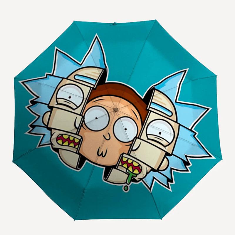 

1pc Rick Sanchez Automatic Open/close Umbrella, Portable Travel Umbrella, Everyday Use - Outdoor Accessory,Fashion Lovers yy250910176