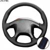 Hand Stitched Perforated Microfiber Leather 1997 - 2006 Pajero Pinin Space Gear Steering Wheel Cover For Mitsubishi L200