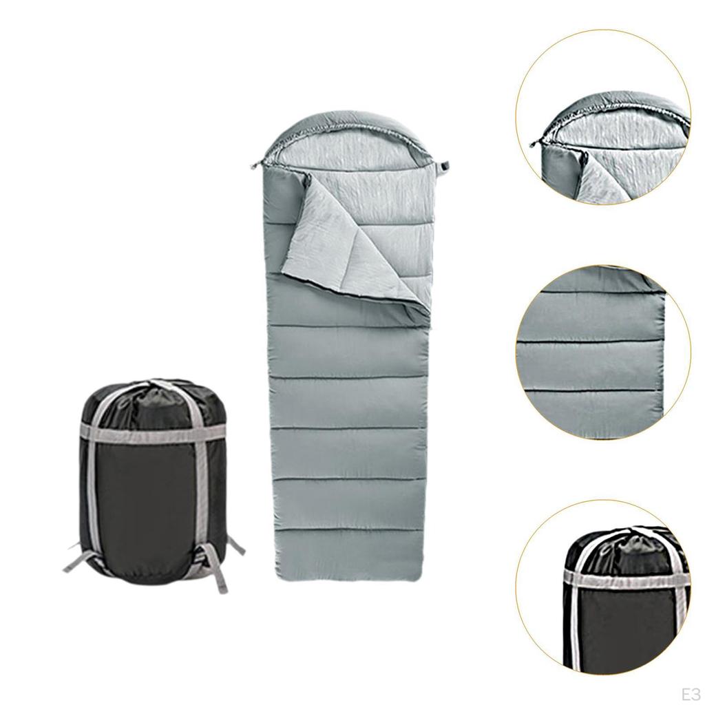 Sac de dormit plic Camping Husă de dormit 86,6 inch x 31,5 Echipament Patru Sezoane pentru